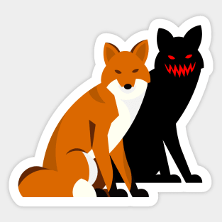 Fox Duality Sticker